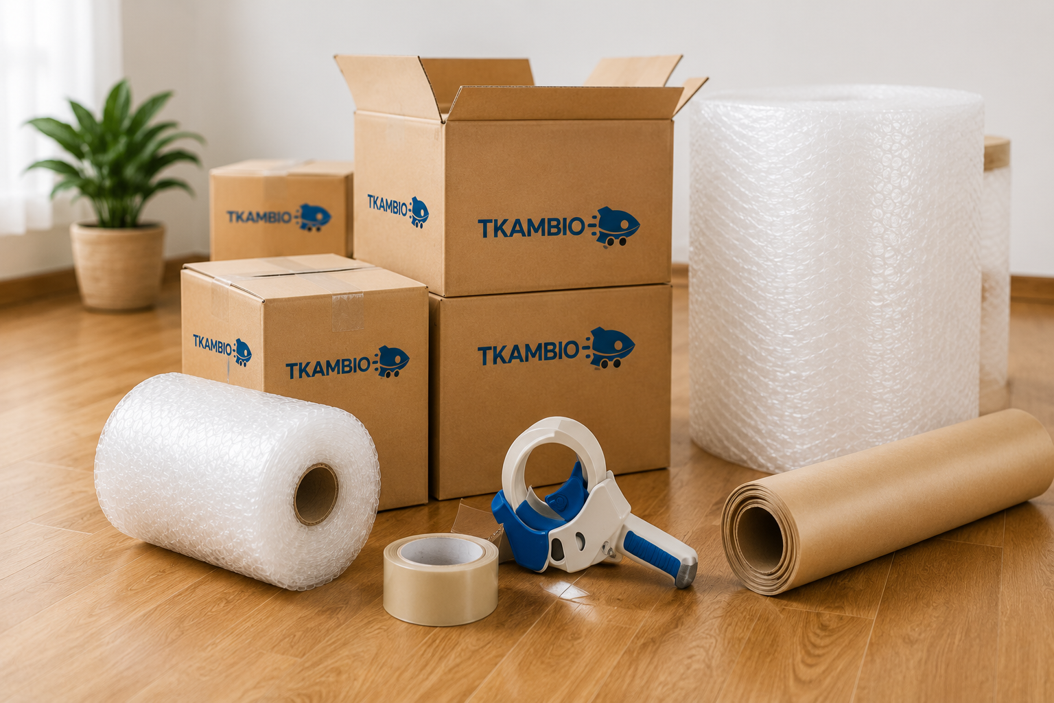 Cajas y materiales de embalaje TKambio